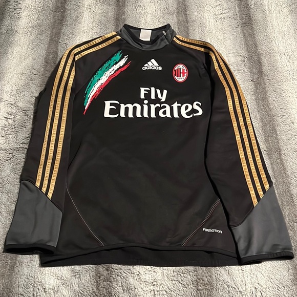 adidas Other - AC Milan 2013-2014 AUTHENTIC RARE Adidas Training Long Sleeve Zip